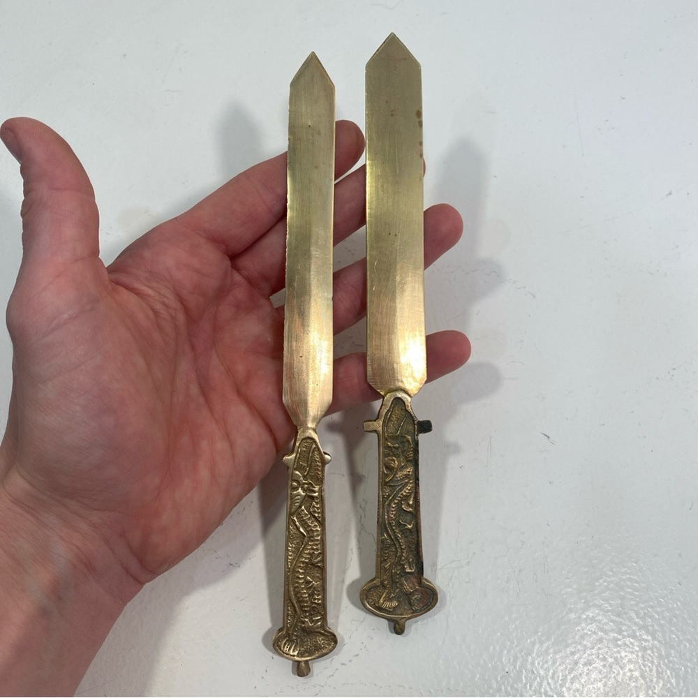 Vintage Brass Letter Openers